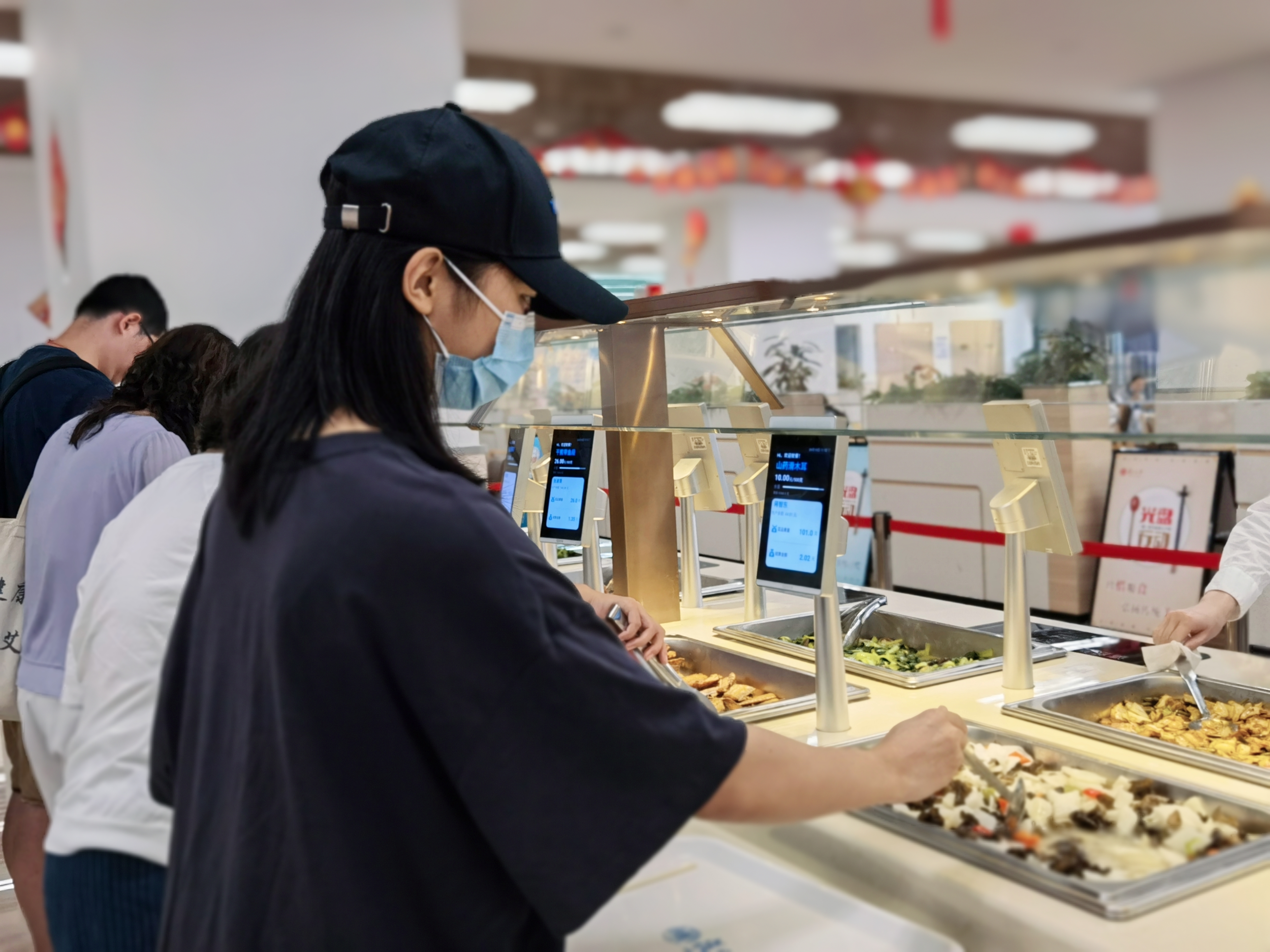 光盤行動 | 新開普自助稱重計量智慧餐廳解決方案正式亮相復旦大學！(圖3)